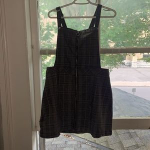 Black & white plaid dress